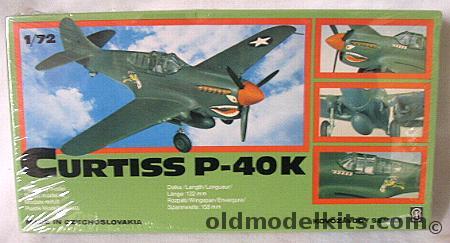 KZS 1/72 Curtiss P-40K Warhawk Flying Tigers plastic model kit